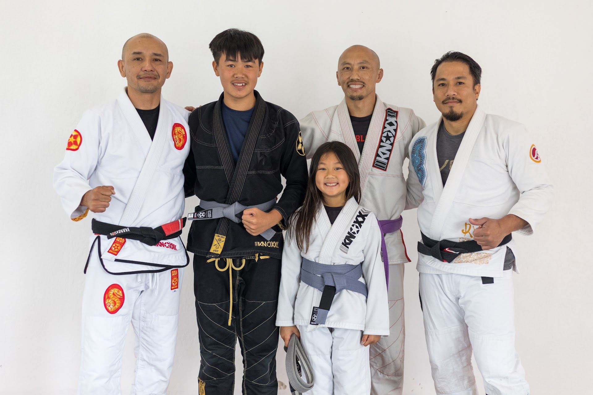 A family training at Alere Jiu Jitsu Academy